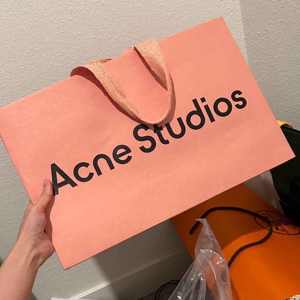 Acne Studios Pink Shopping Bag